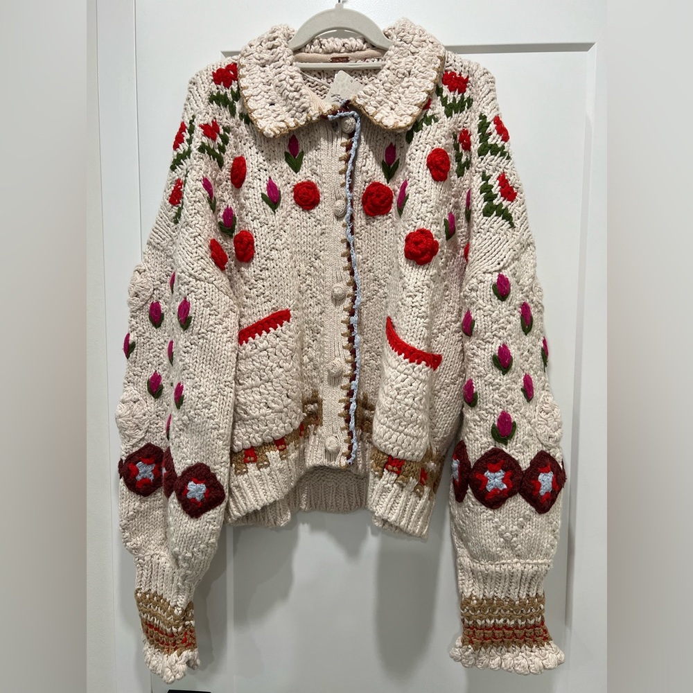 free people Rose Bud Cardigan - Picture 5 of 7
